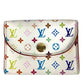 LOUIS VUITTON M66560 モノグラムマルチカラー アンヴェロップカルトドゥヴィジット 名刺入れ パスケース カードケース モノグラムマルチカラーキャンバス レディース ブロン ホワイト
