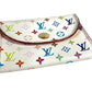LOUIS VUITTON M66560 モノグラムマルチカラー アンヴェロップカルトドゥヴィジット 名刺入れ パスケース カードケース モノグラムマルチカラーキャンバス レディース ブロン ホワイト