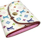 LOUIS VUITTON M66560 モノグラムマルチカラー アンヴェロップカルトドゥヴィジット 名刺入れ パスケース カードケース モノグラムマルチカラーキャンバス レディース ブロン ホワイト