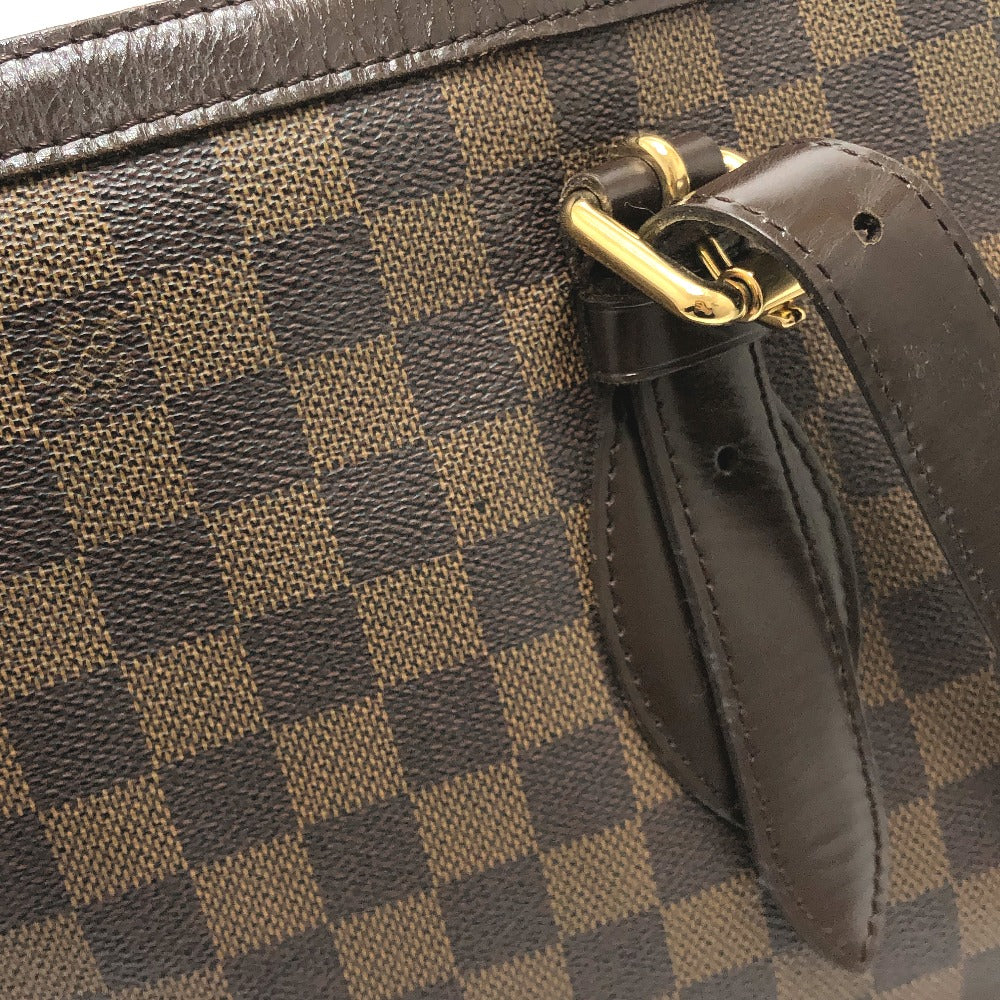 LOUIS VUITTON N51204 Damier Hampstead MM Hampstead MM Tote Bag Shoulder Bag Damier Canvas Unisex Ebene Brown