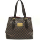 LOUIS VUITTON N51204 Damier Hampstead MM Hampstead MM Tote Bag Shoulder Bag Damier Canvas Unisex Ebene Brown