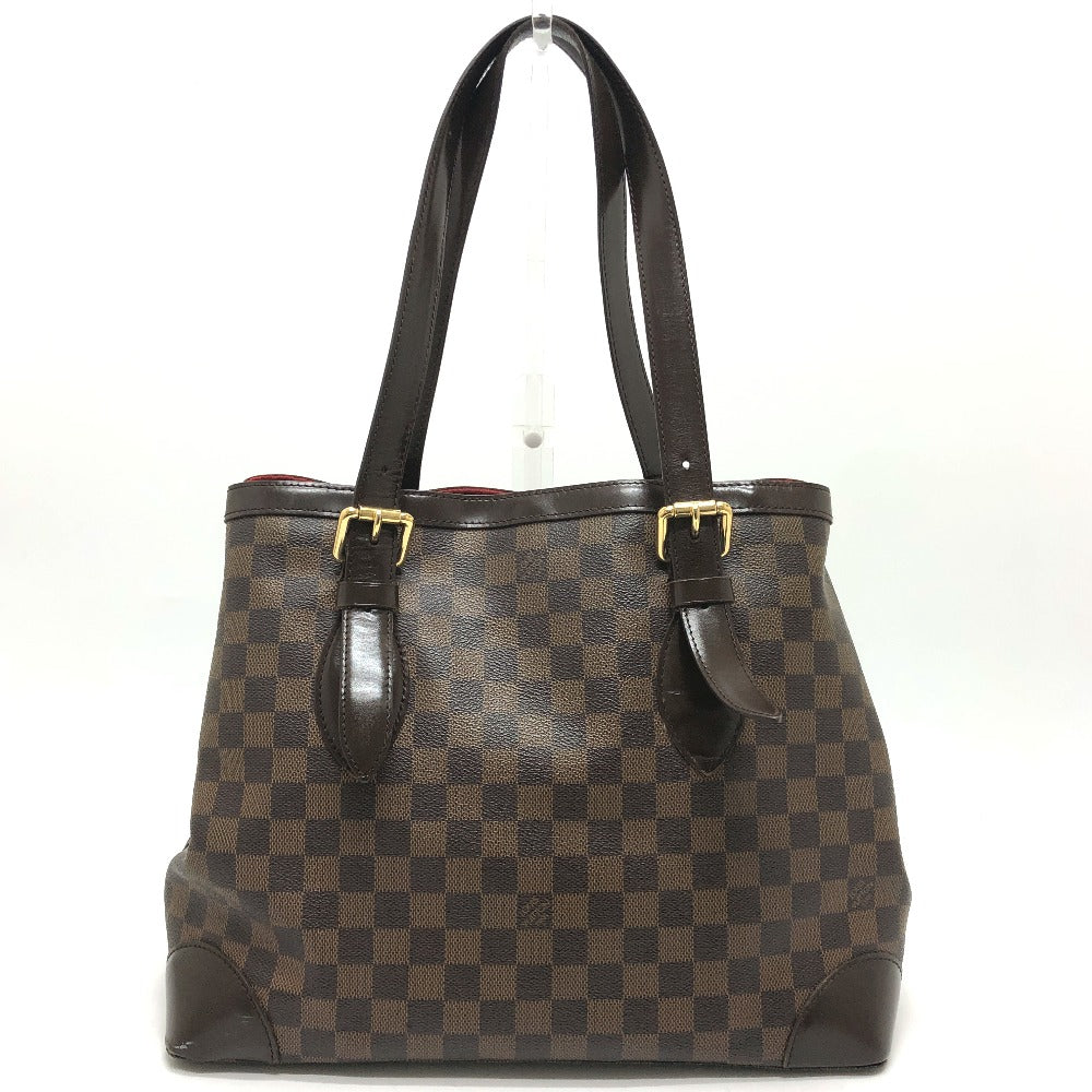 LOUIS VUITTON N51204 Damier Hampstead MM Hampstead MM Tote Bag Shoulder Bag Damier Canvas Unisex Ebene Brown