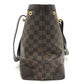LOUIS VUITTON N51204 Damier Hampstead MM Hampstead MM Tote Bag Shoulder Bag Damier Canvas Unisex Ebene Brown