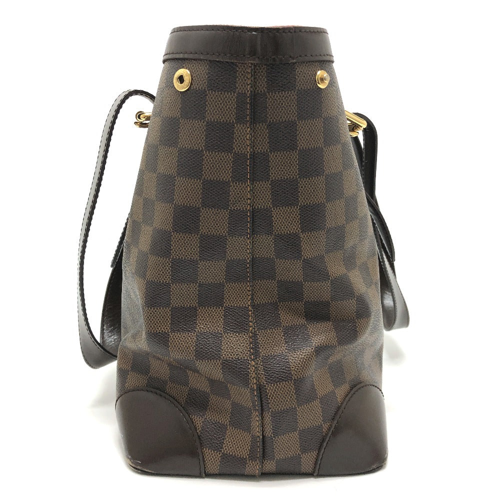 LOUIS VUITTON N51204 Damier Hampstead MM Hampstead MM Tote Bag Shoulder Bag Damier Canvas Unisex Ebene Brown