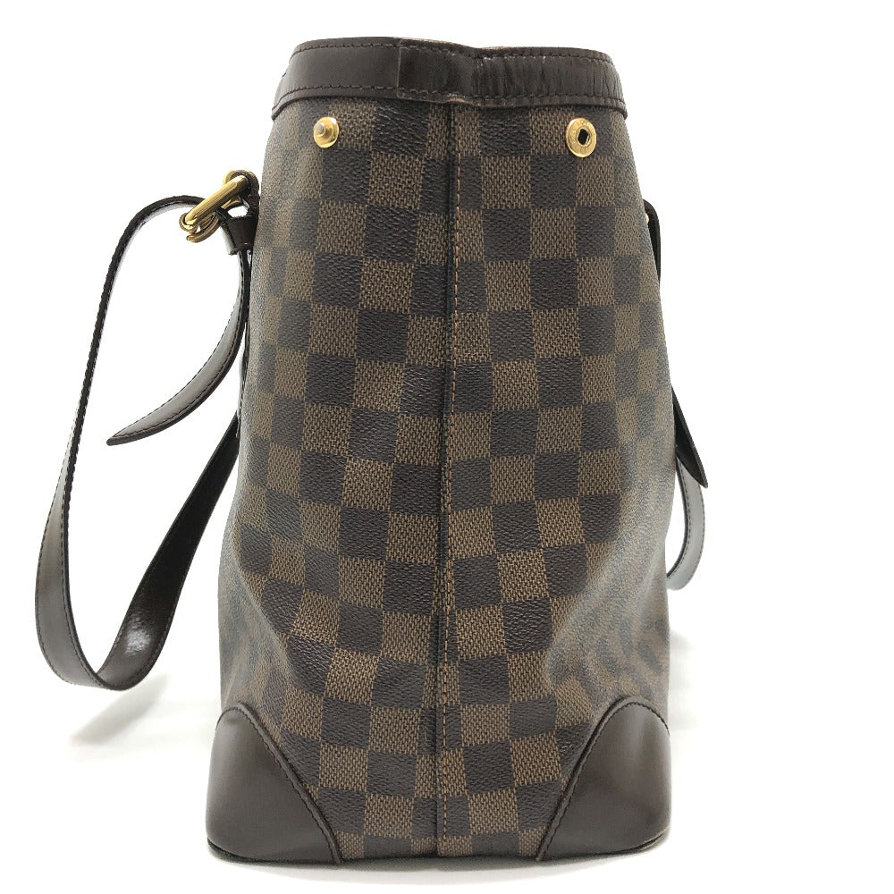 LOUIS VUITTON N51204 Damier Hampstead MM Hampstead MM Tote Bag Shoulder Bag Damier Canvas Unisex Ebene Brown