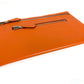 HERMES ジップザック Wジップ フラットポーチ カードケース 小銭入れ 財布 コインケース ポーチ シェーブル ユニセックス オレンジ