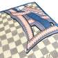 LOUIS VUITTON M73375 Damier Azur Scarf Handkerchief Scarf Cotton Unisex White