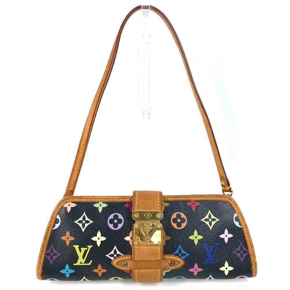 LOUIS VUITTON M40050 モノグラムマルチカラー シャーリー 2WAYバッグ カバン ポーチ クラッチバッグ ショルダーバッグ モノグラムマルチカラーキャンバス レディース ノワール ブラック
