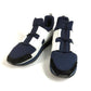 HERMES H-logo Bi-color Shoes Sneakers Polyamide Men's Navy