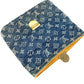 LOUIS VUITTON M95007 モノグラムデニム ポシェットプラット ポシェット プラット カバン 2つ折り ポーチ クラッチバッグ モノグラムデニム ユニセックス ブルー