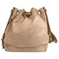 CHANEL Pouch Coco Ball Vintage CC Coco Mark Logo Drawstring Bag Shoulder Bag Leather Unisex Pink