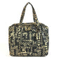 CHANEL By The Sea Line CC Coco Mark Logo Bag Shoulder Tote Bag Shoulder Bag Canvas Unisex Black