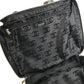 CHANEL By The Sea Line CC Coco Mark Logo Bag Shoulder Tote Bag Shoulder Bag Canvas Unisex Black