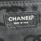 CHANEL By The Sea Line CC Coco Mark Logo Bag Shoulder Tote Bag Shoulder Bag Canvas Unisex Black