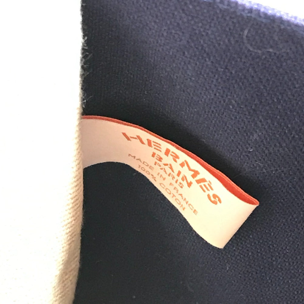 HERMES ビーチバッグ タラサ バッグ ロゴ カバン 肩掛け ボストンバッグ トートバッグ ショルダーバッグ コットン ユニセックス ベージュ