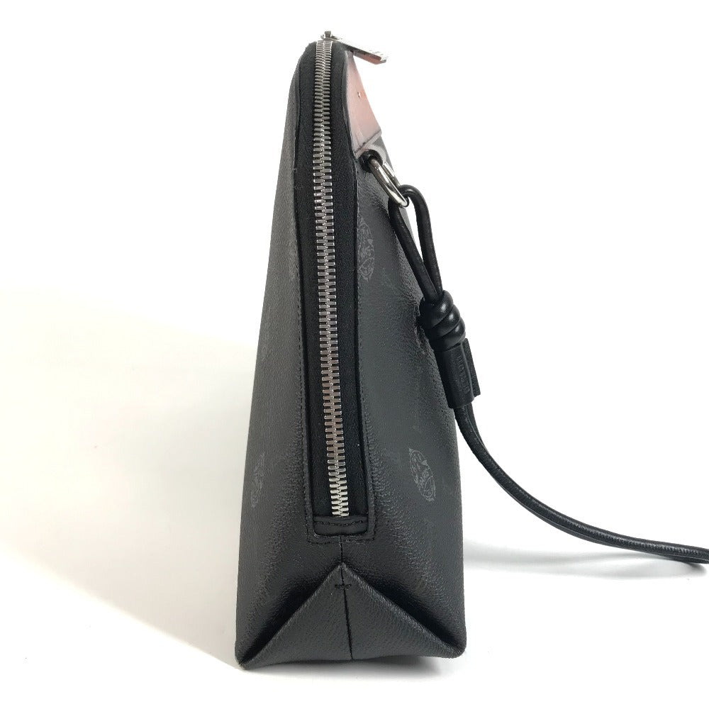 Berluti エスカパード ロゴ ポーチ カバン セカンドバッグ クラッチバッグ レザー ユニセックス ブラック