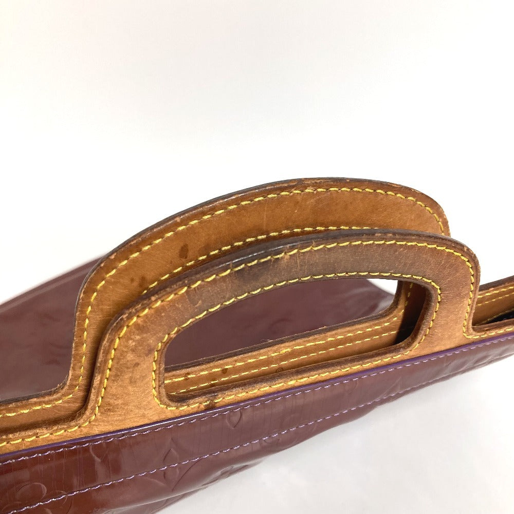 LOUIS VUITTON M91079 モノグラムヴェルニ スタントン カバン 2つ折り クラッチバッグ ハンドバッグ モノグラムヴェルニキャンバス レディース ヴィオレ パープル