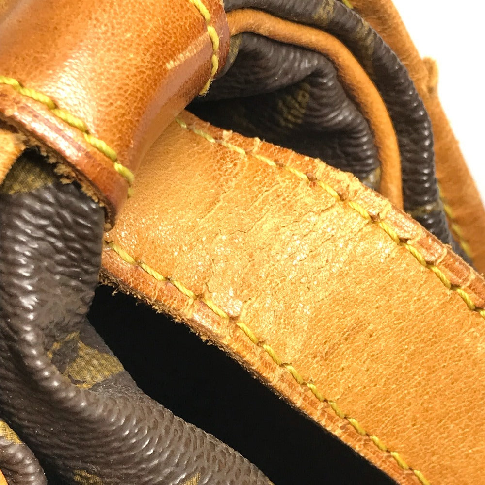 LOUIS VUITTON M42254 โมโนแกรม Saumur 35 กระเป๋าสะพายข้างแบบมีฝาพับ Monogram Canvas Unisex สีน้ำตาล