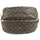 LOUIS VUITTON M42254 โมโนแกรม Saumur 35 กระเป๋าสะพายข้างแบบมีฝาพับ Monogram Canvas Unisex สีน้ำตาล