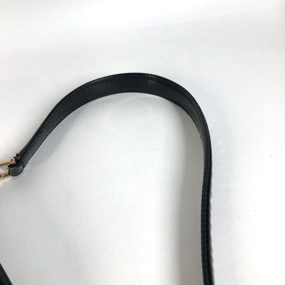GUCCI 001 4231 ヴィンテージ ロゴ ストライプ カバン 肩掛け トートバッグ ショルダーバッグ キャンバス ユニセックス ブラック