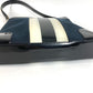 GUCCI 001 4231 ヴィンテージ ロゴ ストライプ カバン 肩掛け トートバッグ ショルダーバッグ キャンバス ユニセックス ブラック