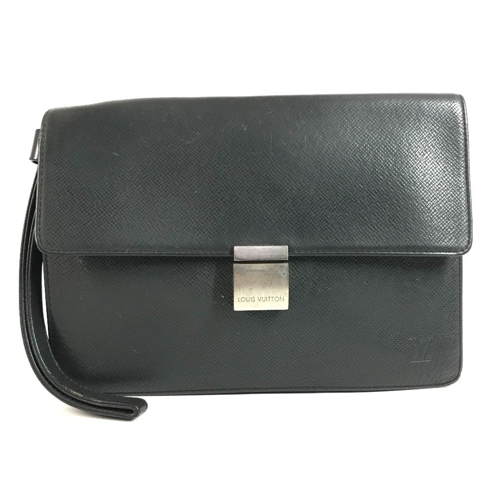 LOUIS VUITTON M30782 タイガ セレンガ カバン ストラップ フラップ ポーチ クラッチバッグ セカンドバッグ タイガレザー メンズ アルドワーズ ブラック