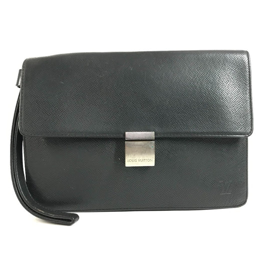 LOUIS VUITTON M30782 タイガ セレンガ カバン ストラップ フラップ ポーチ クラッチバッグ セカンドバッグ タイガレザー メンズ アルドワーズ ブラック