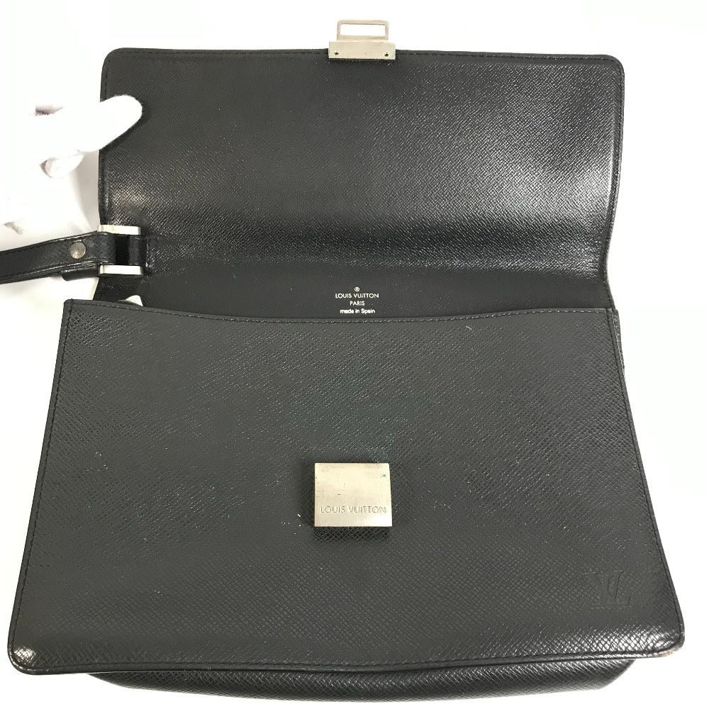 LOUIS VUITTON M30782 タイガ セレンガ カバン ストラップ フラップ ポーチ クラッチバッグ セカンドバッグ タイガレザー メンズ アルドワーズ ブラック