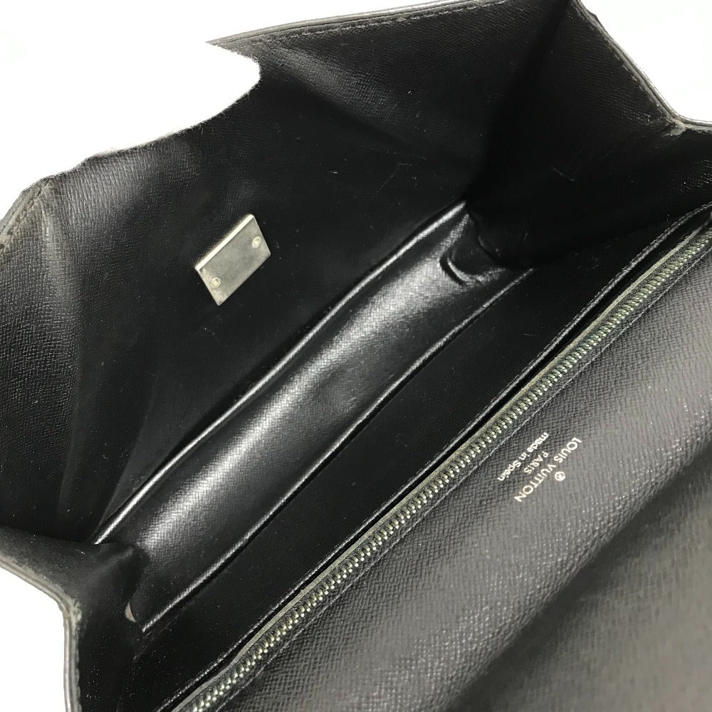 LOUIS VUITTON M30782 タイガ セレンガ カバン ストラップ フラップ ポーチ クラッチバッグ セカンドバッグ タイガレザー メンズ アルドワーズ ブラック