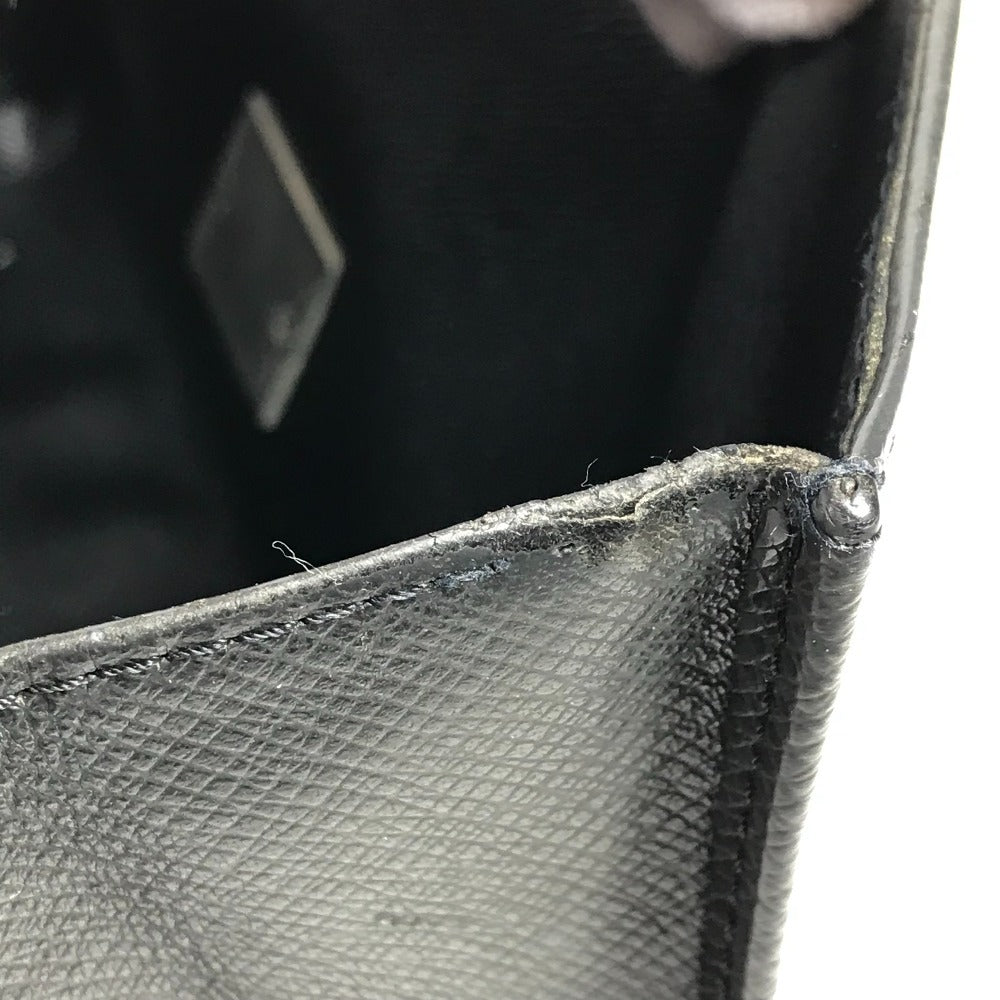 LOUIS VUITTON M30782 タイガ セレンガ カバン ストラップ フラップ ポーチ クラッチバッグ セカンドバッグ タイガレザー メンズ アルドワーズ ブラック