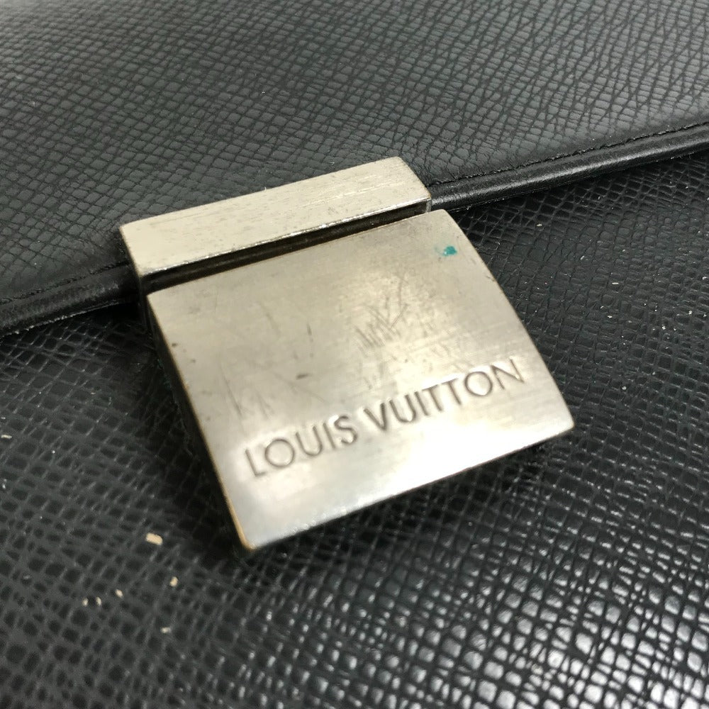 LOUIS VUITTON M30782 タイガ セレンガ カバン ストラップ フラップ ポーチ クラッチバッグ セカンドバッグ タイガレザー メンズ アルドワーズ ブラック