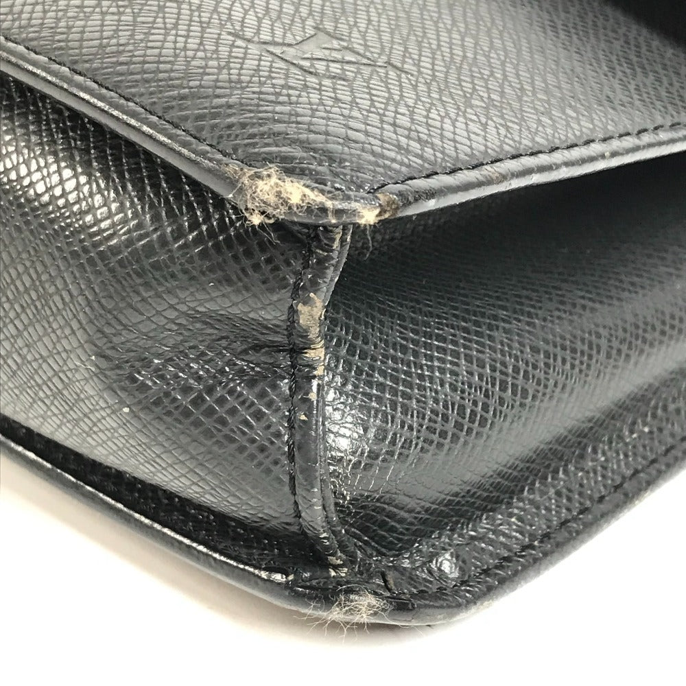 LOUIS VUITTON M30782 タイガ セレンガ カバン ストラップ フラップ ポーチ クラッチバッグ セカンドバッグ タイガレザー メンズ アルドワーズ ブラック