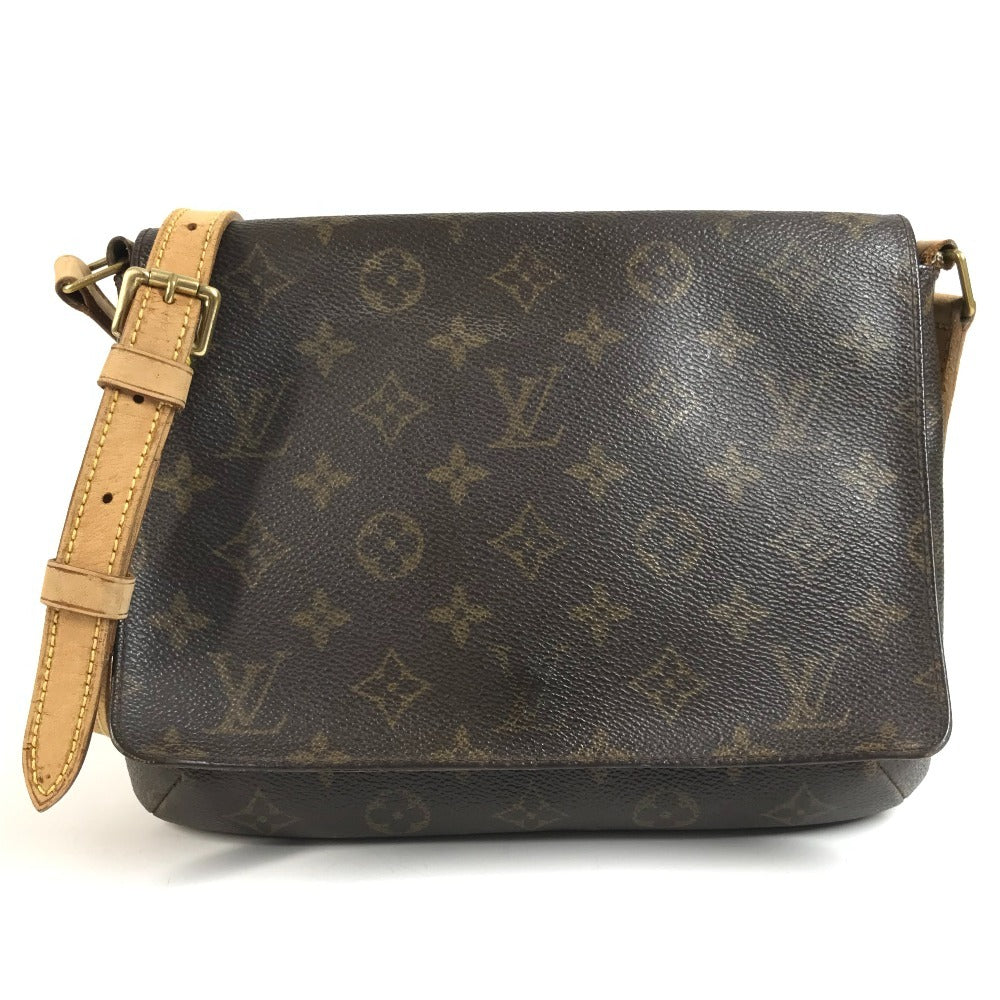 LOUIS VUITTON M51388 モノグラム ミュゼットタンゴ カバン 斜め掛け フラップ ショルダーバッグ モノグラムキャンバス ユニセックス ブラウン