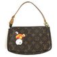 LOUIS VUITTON M51981 モノグラム パンダ 村上隆 ポシェットアクセソワール カバン アクセサリーポーチ ハンドバッグ ショルダーバッグ モノグラムキャンバス レディース ブラウン