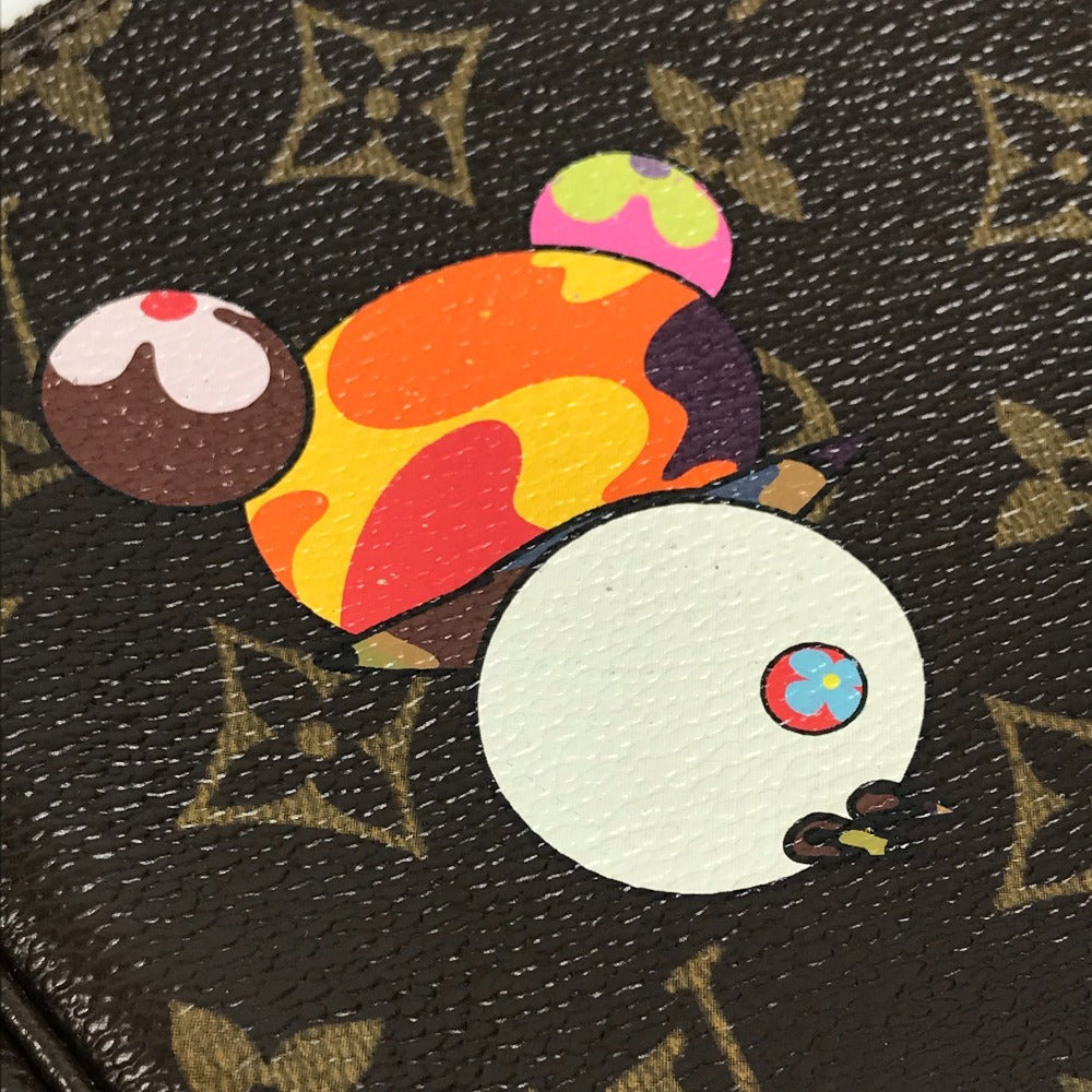 LOUIS VUITTON M51981 モノグラム パンダ 村上隆 ポシェットアクセソワール カバン アクセサリーポーチ ハンドバッグ ショルダーバッグ モノグラムキャンバス レディース ブラウン