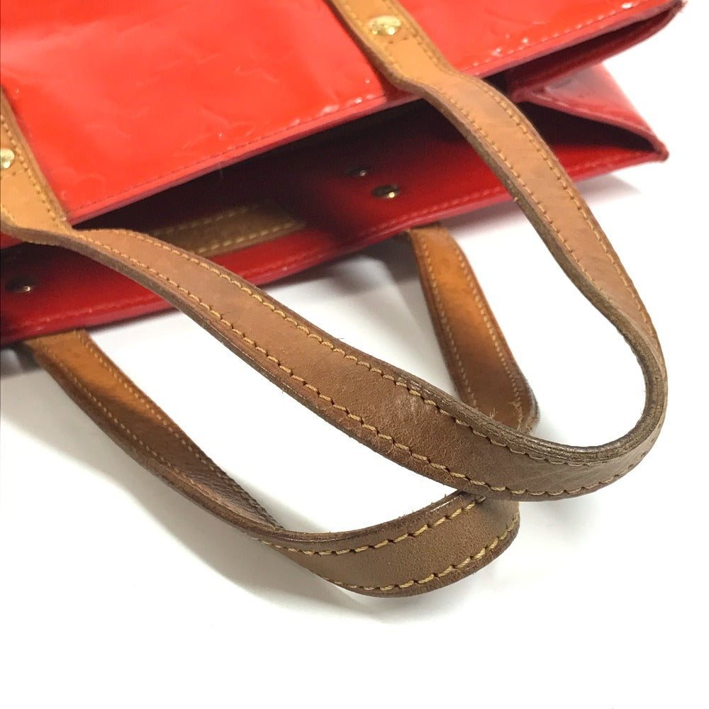 LOUIS VUITTON M91086 モノグラムヴェルニ リードMM リード MM 縦型 カバン トートバッグ ショルダーバッグ モノグラムヴェルニキャンバス レディース ルージュ レッド