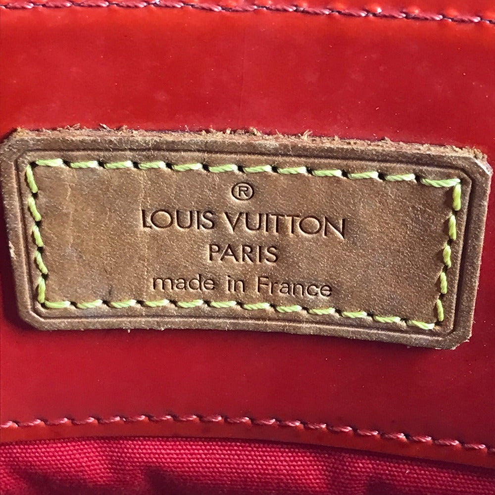 LOUIS VUITTON M91086 モノグラムヴェルニ リードMM リード MM 縦型 カバン トートバッグ ショルダーバッグ モノグラムヴェルニキャンバス レディース ルージュ レッド
