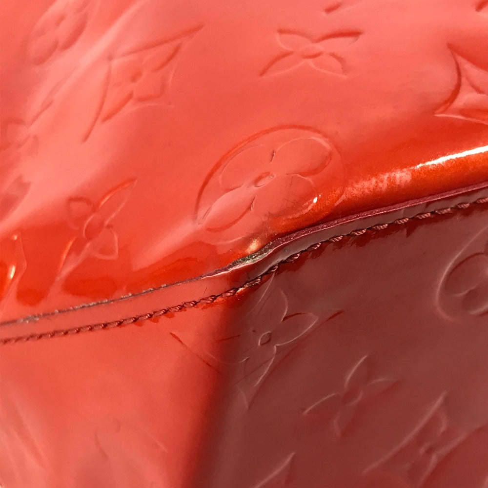 LOUIS VUITTON M91086 モノグラムヴェルニ リードMM リード MM 縦型 カバン トートバッグ ショルダーバッグ モノグラムヴェルニキャンバス レディース ルージュ レッド