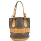 LOUIS VUITTON T42238 モノグラム バケットPM バケツ バケット PM USA アメリカ 限定 トートバッグ カバン ハンドバッグ モノグラムキャンバス レディース ブラウン