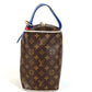 LOUIS VUITTON M45588 モノグラム NBA コラボ クローク ドップ キット カバン ポーチ クラッチバッグ チェーン セカンドバッグ モノグラムキャンバス ユニセックス ブラウン