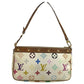 LOUIS VUITTON M92649 Monogram Multicolore Pochette Accessoires Accessory Pouch Shoulder Bag Monogram Multicolore Canvas Women's Blanc White