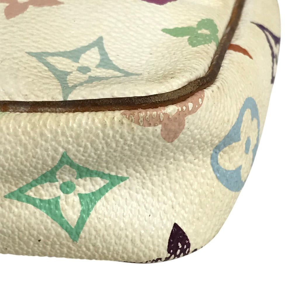 LOUIS VUITTON M92649 Monogram Multicolore Pochette Accessoires Accessory Pouch Shoulder Bag Monogram Multicolore Canvas Women's Blanc White