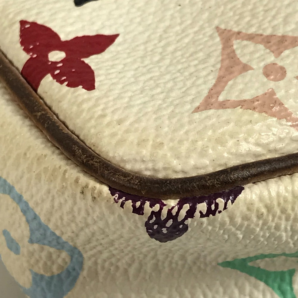 LOUIS VUITTON M92649 Monogram Multicolore Pochette Accessoires Accessory Pouch Shoulder Bag Monogram Multicolore Canvas Women's Blanc White