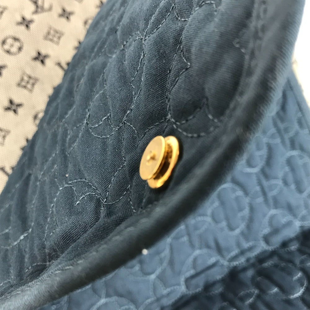 LOUIS VUITTON M42350 モノグラムミニ サックママン おむつ替えシート付 カバン 斜め掛け メッセンジャーバッグ マザーズバッグ ショルダーバッグ モノグラムミニキャンバス レディース ネイビー