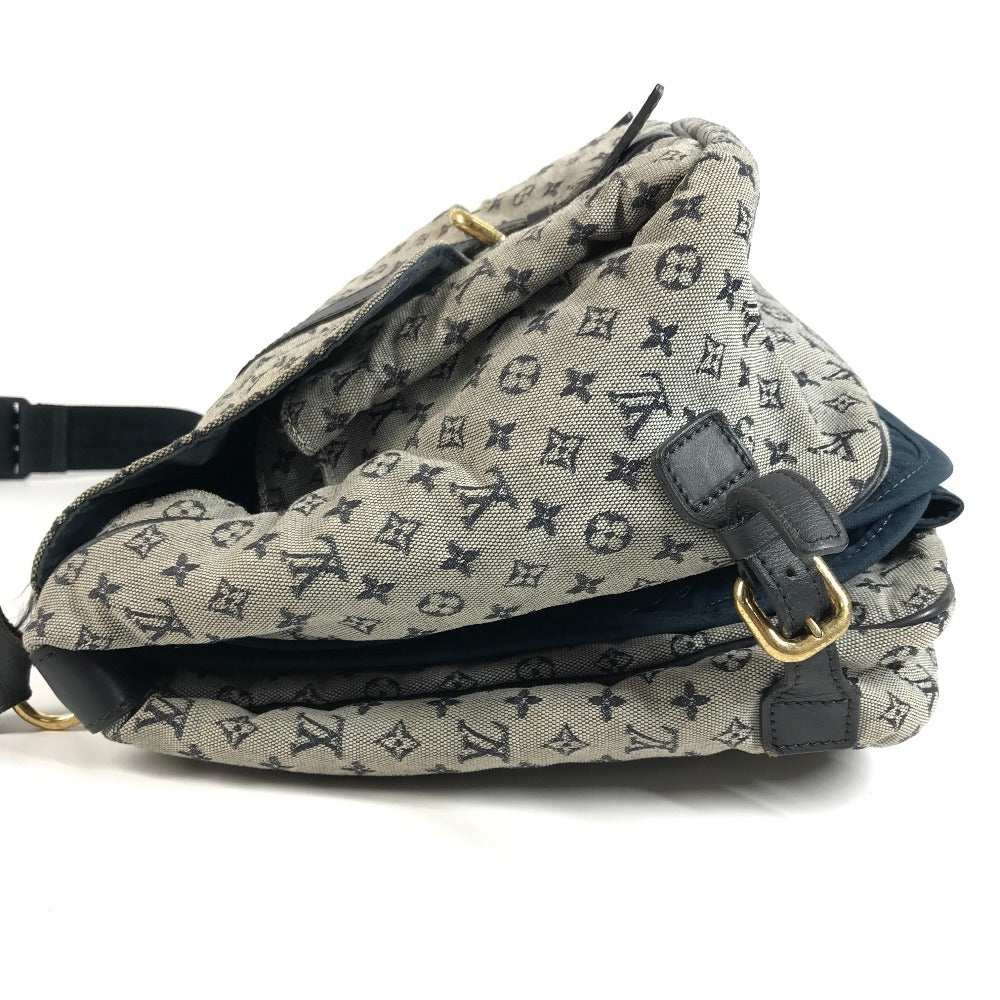 LOUIS VUITTON M42350 モノグラムミニ サックママン おむつ替えシート付 カバン 斜め掛け メッセンジャーバッグ マザーズバッグ ショルダーバッグ モノグラムミニキャンバス レディース ネイビー