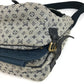 LOUIS VUITTON M42350 モノグラムミニ サックママン おむつ替えシート付 カバン 斜め掛け メッセンジャーバッグ マザーズバッグ ショルダーバッグ モノグラムミニキャンバス レディース ネイビー