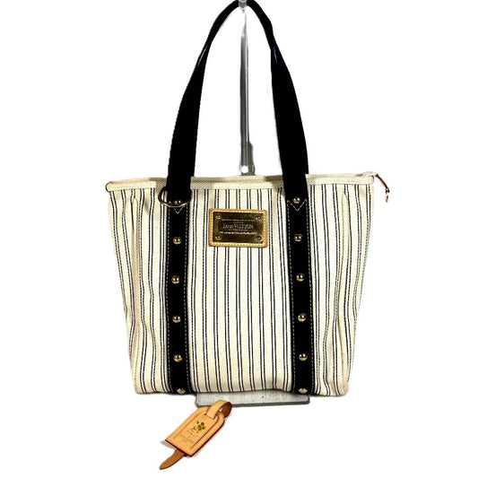 LOUIS VUITTON M40132 アンティグア カバMM カバ MM カバン 肩掛け トートバッグ ショルダーバッグ キャンバス ユニセックス ホワイト