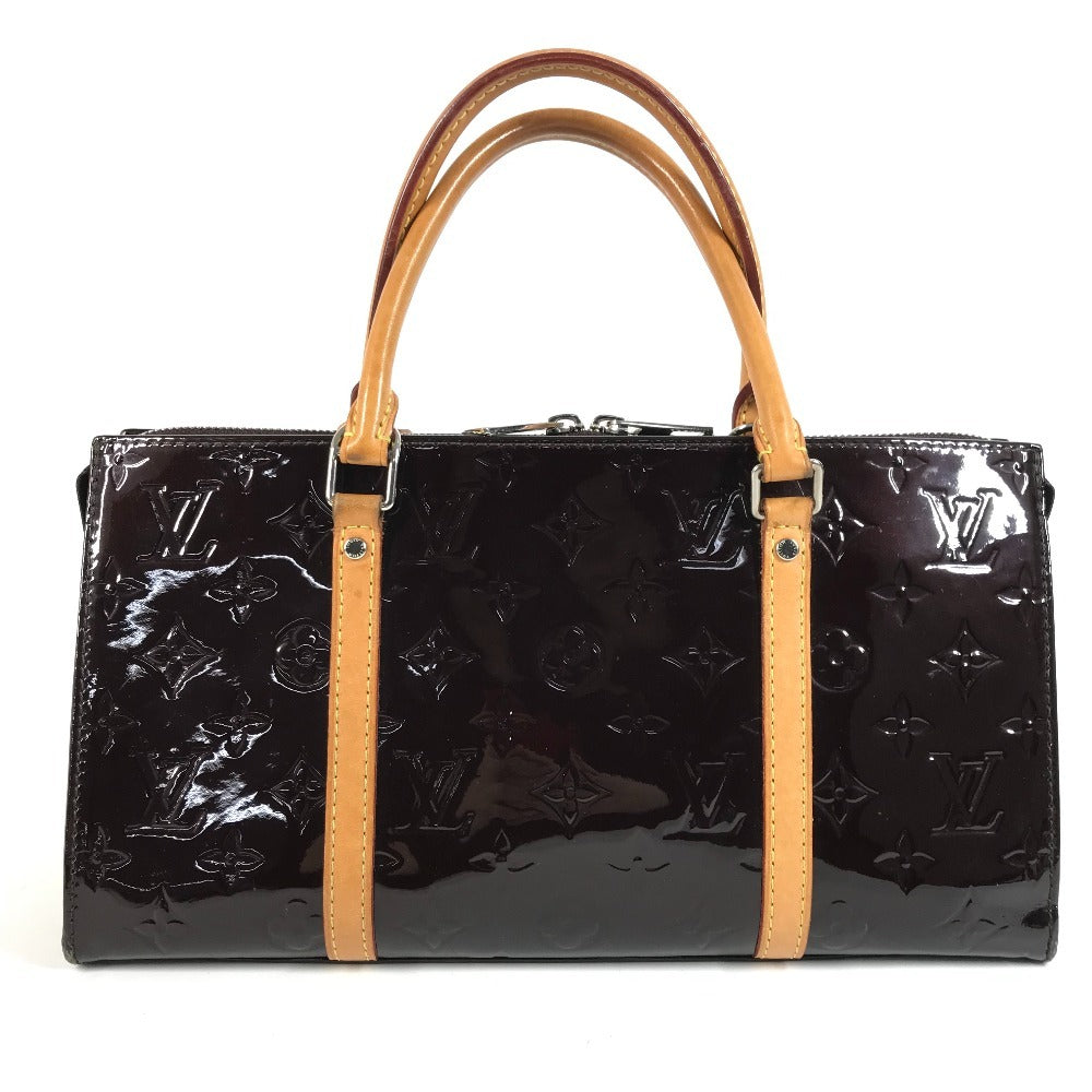 LOUIS VUITTON M96052 モノグラムヴェルニ フリンジ タッセル シエネガ カバン トートバッグ 2WAYバッグ ショルダーバッグ ハンドバッグ モノグラムヴェルニキャンバス レディース アマラント パープル