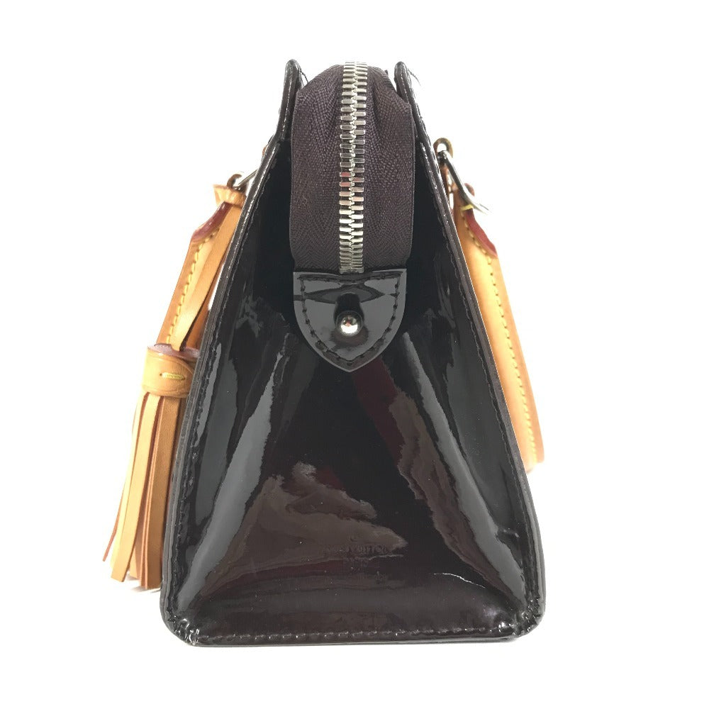 LOUIS VUITTON M96052 モノグラムヴェルニ フリンジ タッセル シエネガ カバン トートバッグ 2WAYバッグ ショルダーバッグ ハンドバッグ モノグラムヴェルニキャンバス レディース アマラント パープル