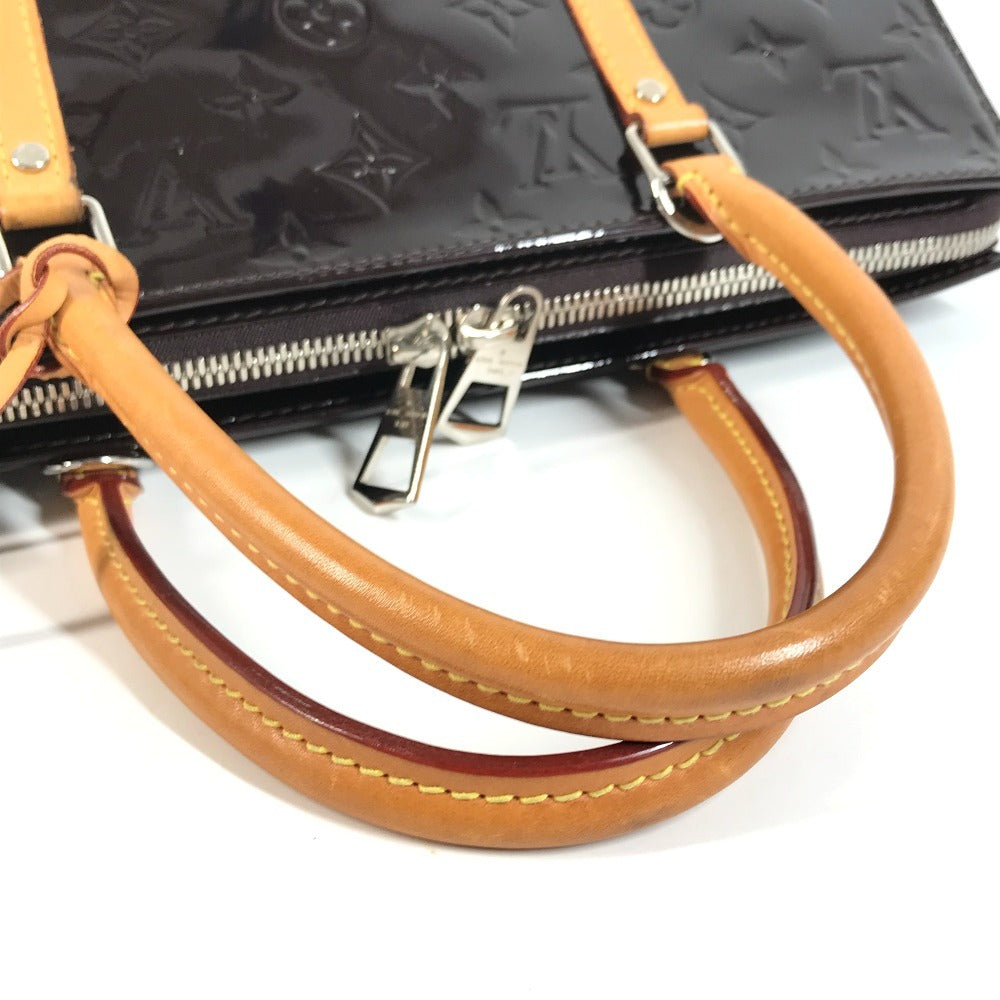 LOUIS VUITTON M96052 モノグラムヴェルニ フリンジ タッセル シエネガ カバン トートバッグ 2WAYバッグ ショルダーバッグ ハンドバッグ モノグラムヴェルニキャンバス レディース アマラント パープル